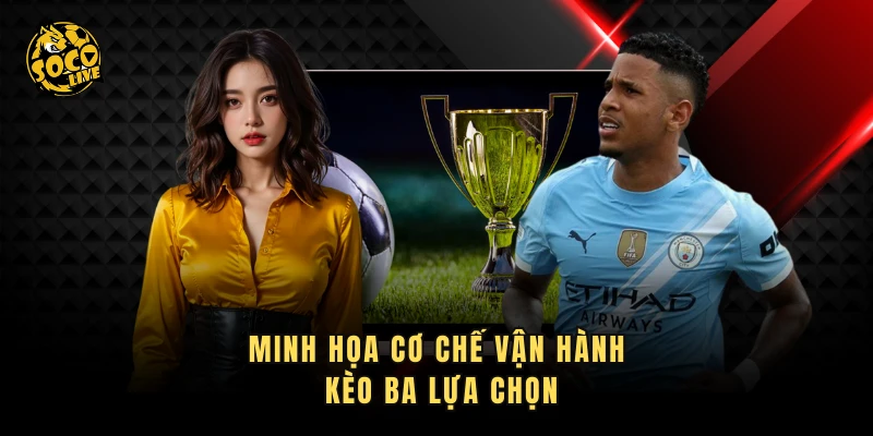 Minh họa cơ chế vận hành kèo ba lựa chọn